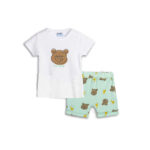 CONJUNTO BEBE NIÑO PANTALON CORTO
