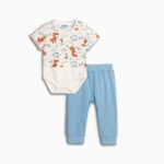 CONJUNTO BEBE NIÑO PANTALON CORTO