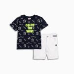 CONJUNTO 2 PIEZAS NIÑO PANTALON CORTO