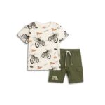 CONJUNTO 2 PIEZAS NIÑO PANTALON CORTO