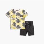 CONJUNTO 2 PIEZAS NIÑO PANTALON CORTO