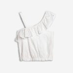 CAMISETA TOP NIÑA BLANCA