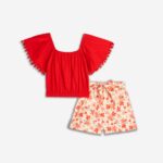CONJUNTO NIÑA 2 PIEZAS CORTO