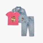 CONJUNTO VAQUERO NIÑA 3 PIEZAS