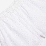 CONJUNTO DE SHORTS PARA NIÑA, COLOR BLANCO - Imagen 2