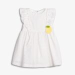 VESTIDO DE BEBE PARA NIÑA BLANCO