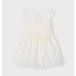 VESTIDO BLANCO DE SATÉN CON ESTILO MODERNO