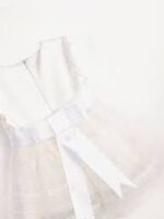 VESTIDO BLANCO DE SATÉN CON ESTILO MODERNO - Imagen 3